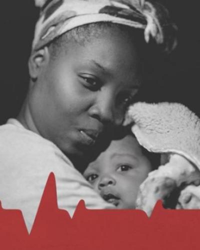 Image of women holding baby