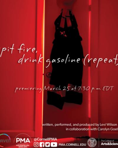 spit fire, drink gasoline (repeat) poster